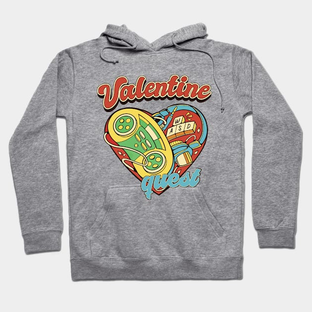 Valentine QUEST gamer's Anti valentine Hoodie by XYDstore